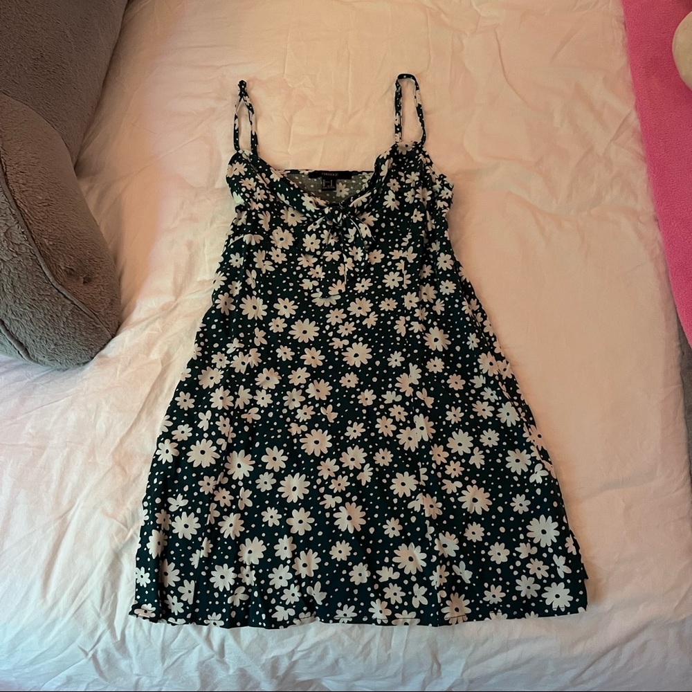 Forever 21 Teal Flower Dress